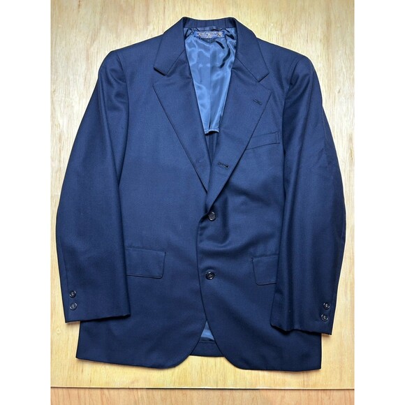 Brooks Brothers Other - Brooks Brothers Golden Fleece 44R Blue 100% Wool Sport Coat Blazer (flaw)